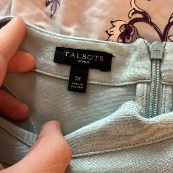 Talbots peplum top - Picture 3 of 4